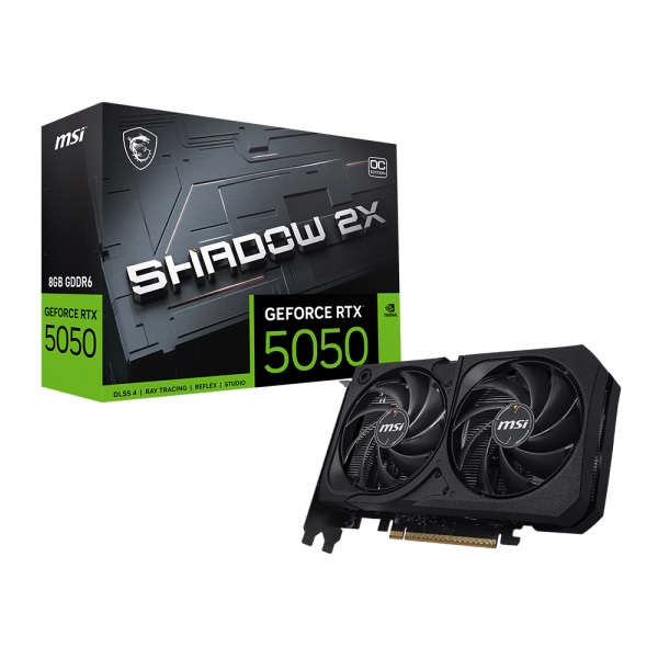 MSI GeForce RTX 5050 8G SHADOW 2X OC - Image 1