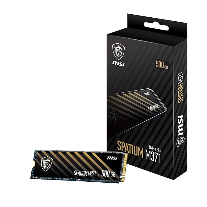 Disque Dur SSD Interne MSI Spatium M371 512 Go NVMe M.2