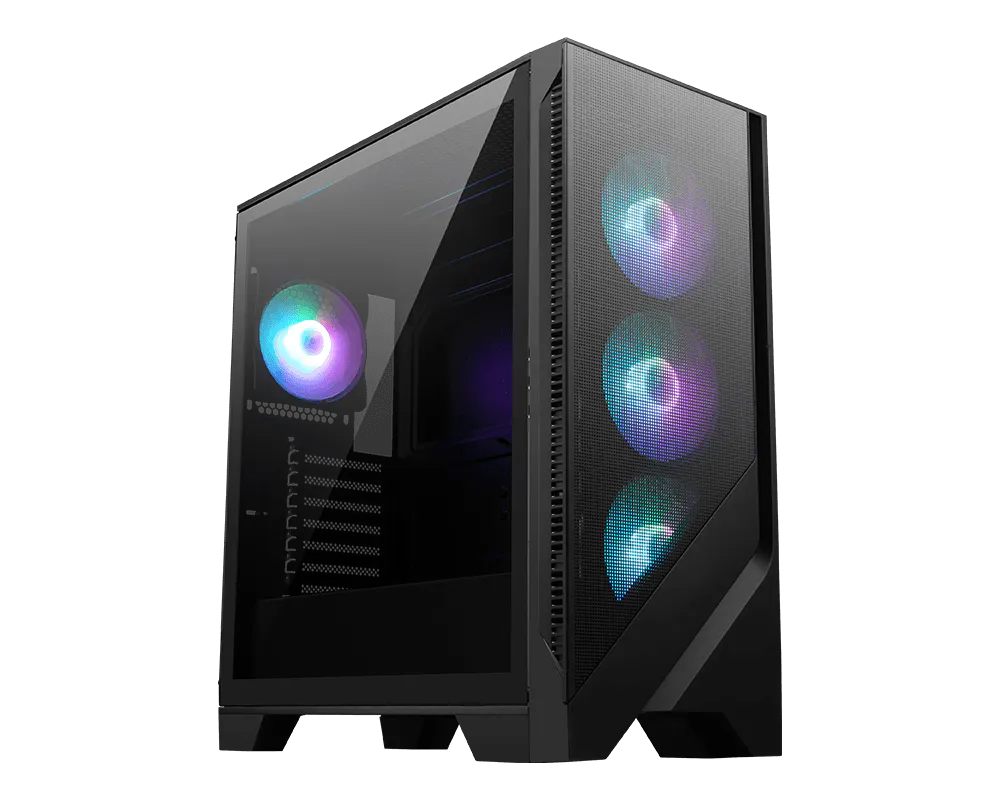 Boîtier PC Moyen Tour MSI MAG FORGE 321R AIRFLOW (Noir) - Image 1