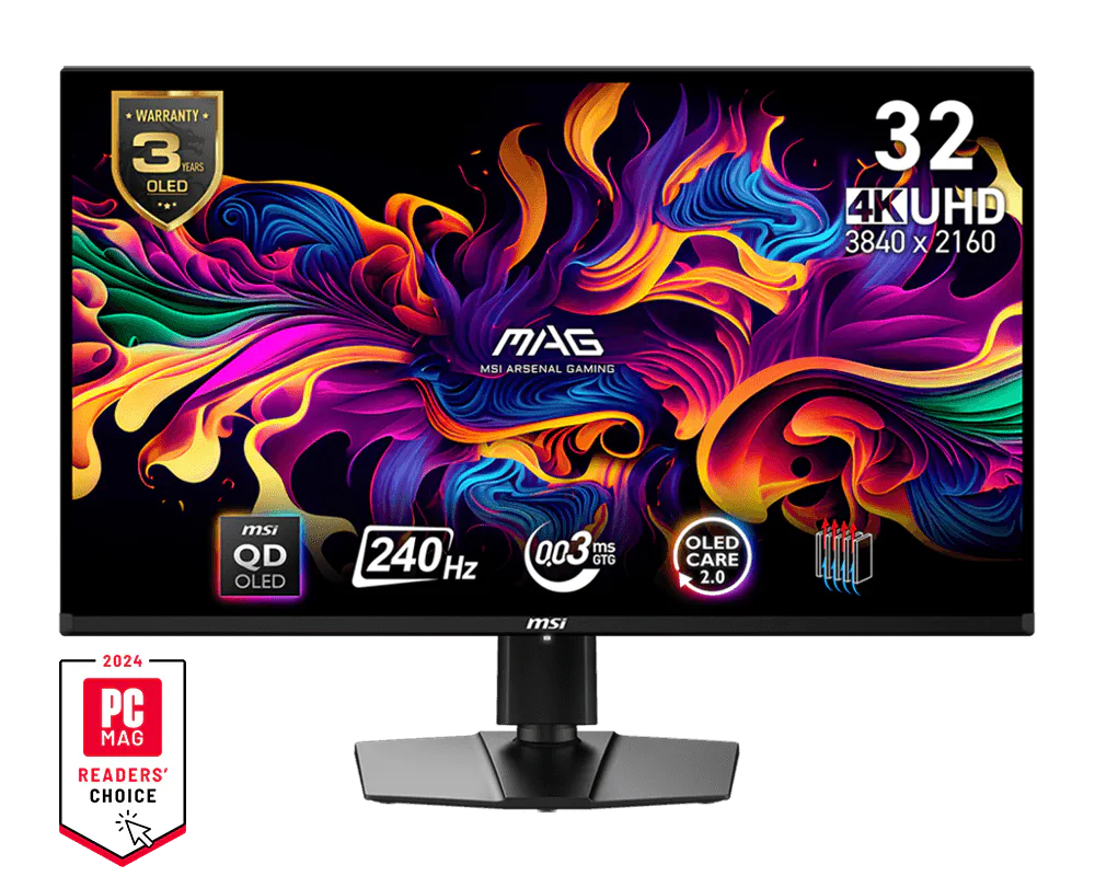 Écran Gaming MSI MAG 321UPX QD-OLED 32" 4K UHD 240Hz - Image 1